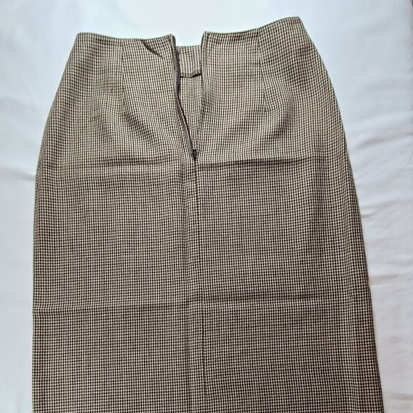 Kathie Lee Long Pencil Skirt Size 6 Houndstooth Classic #OfficeStyle #Vintage - Picture 8 of 10